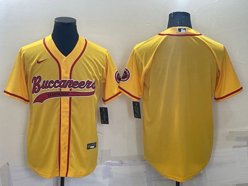 Men Tampa Bay Buccaneers Blank Yellow 2022 Nike Co branded NFL Jersey